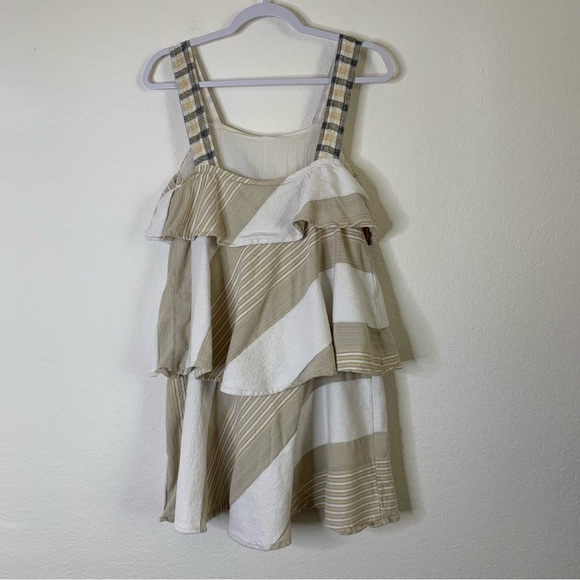 Ace & jig Womens Simone tiered mixed print mini dress XS - Picture 5 of 10